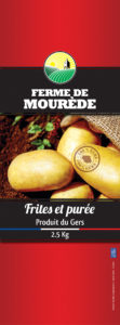 Packaging pour filet de patates de LA FERME DE MOUREDE