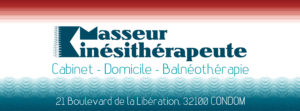 Bannière FACEBOOK pour le cabinet de massage et kinésithérapie ESPERON - BRIERE